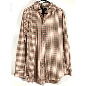 Vineyard Vines Men's Multicolor Plaid Slim Fit Tucker Button Shirt (Med) • EUC